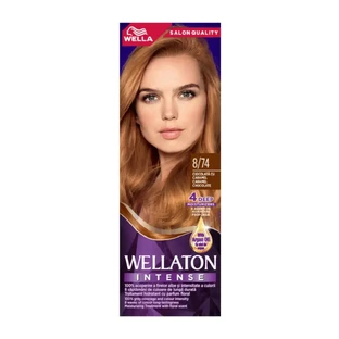 Wellaton Permanent hair dye 8/74 caramel chocolate, 1 pc