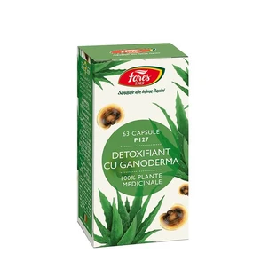 Detoxificador con Ganoderma, P127, 60 cápsulas, Fares