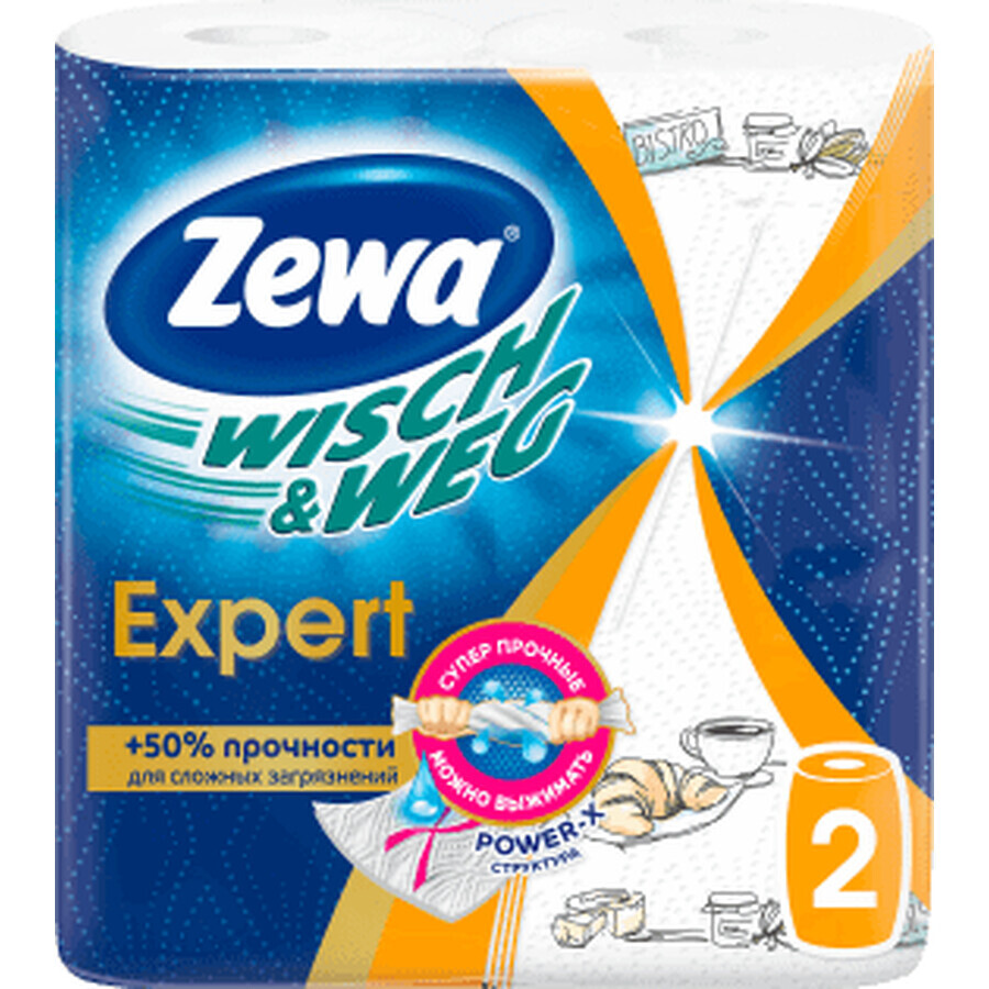 Buy Zewa Kitchen rollers wisch & weg, 2 pcs. Zewa Kitchen rollers wisch & weg, 2 pcs.