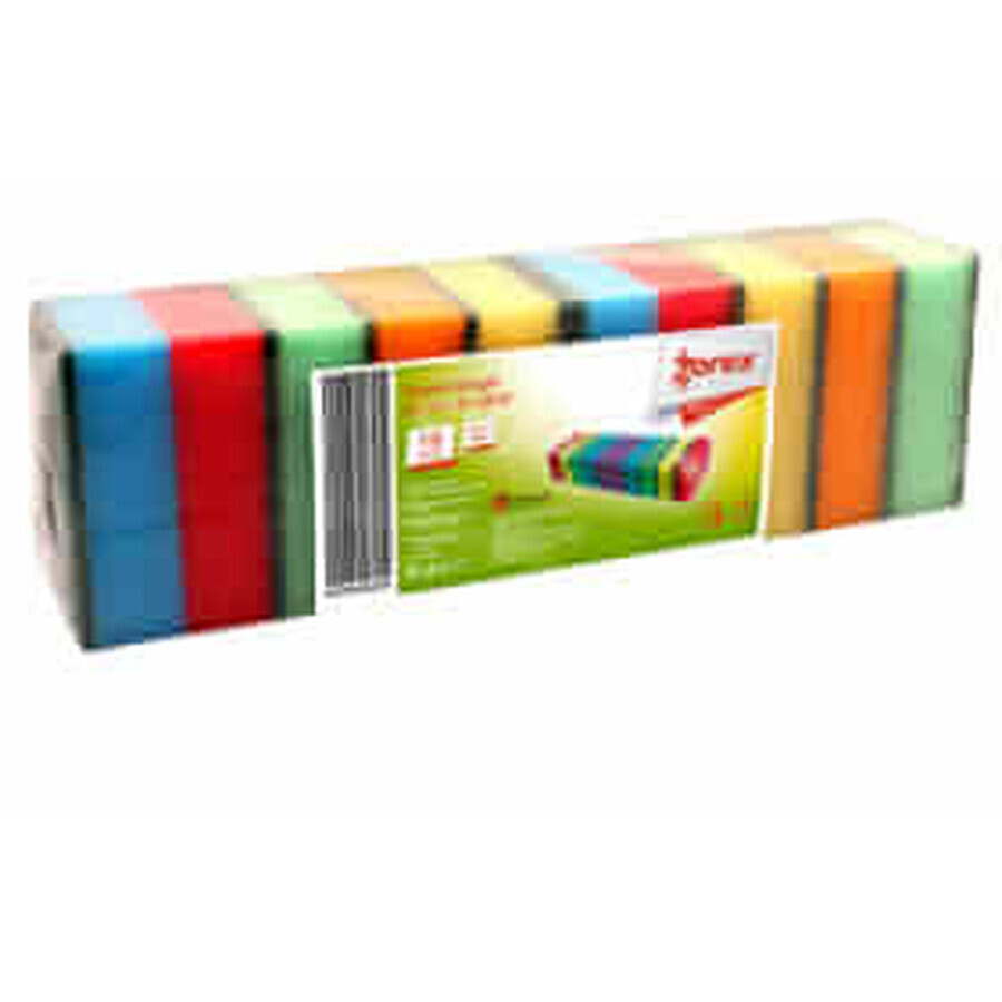 Buy Zorex coloured dish sponges, 10 pcs Zorex coloured dish sponges, 10 pcs