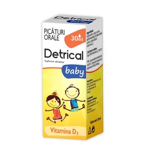 Detrical bebé gotas orales, 30 ml, Zdrovit