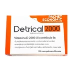 Detrical Vitamina D 2000 IE, 120 filmomhulde tabletten, Zdrovit