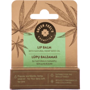 Bálsamo labial de aceite de cáñamo GREEN FEEL'S, 5 g
